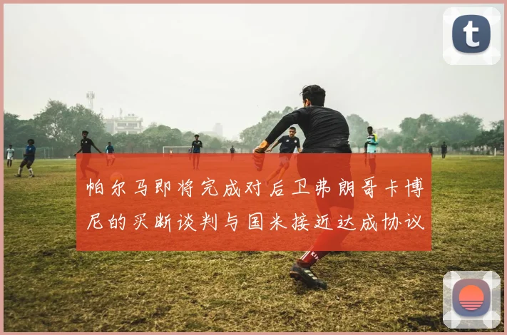 帕尔马即将完成对后卫弗朗哥卡博尼的买断谈判与国米接近达成协议