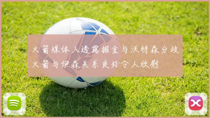 火箭媒体人透露掘金与沃特森分歧火箭与伊森关系良好令人欣慰
