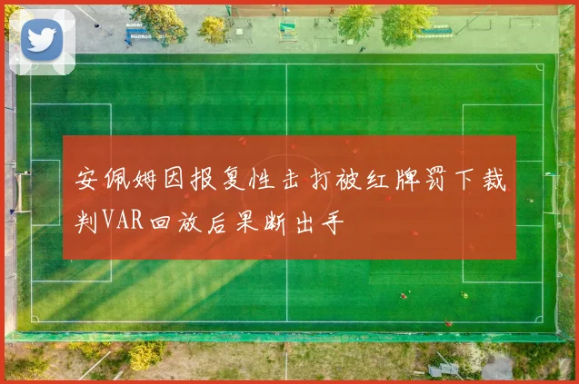 安佩姆因报复性击打被红牌罚下裁判VAR回放后果断出手