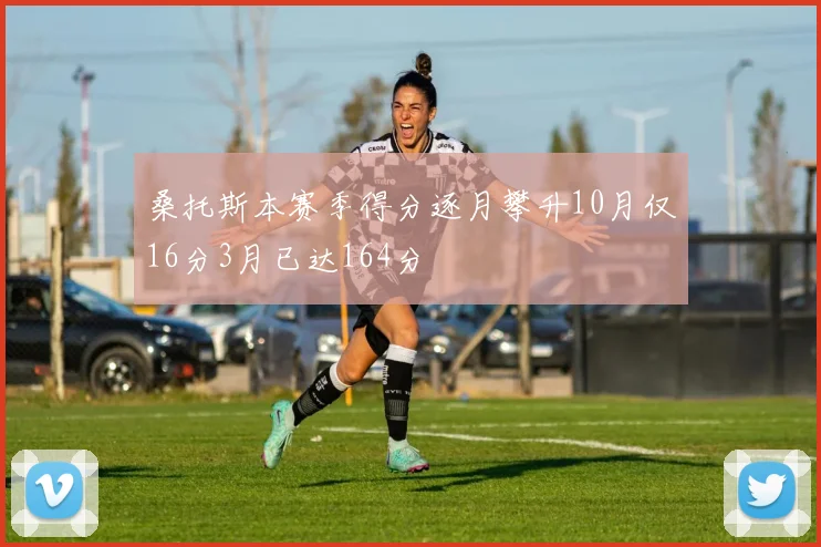 桑托斯本赛季得分逐月攀升10月仅16分3月已达164分